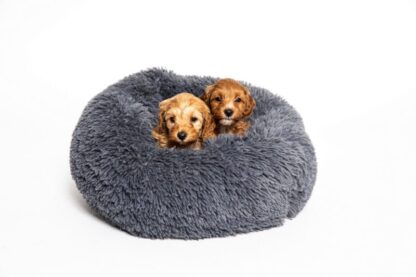 Donut basket - Dog basket - fluffy & cozy - Dark gray - Image 2