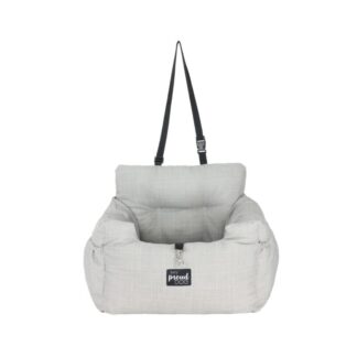 Dog car basket - Light gray