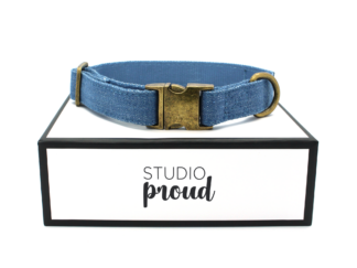 Brooklyn - Denim collar - S
