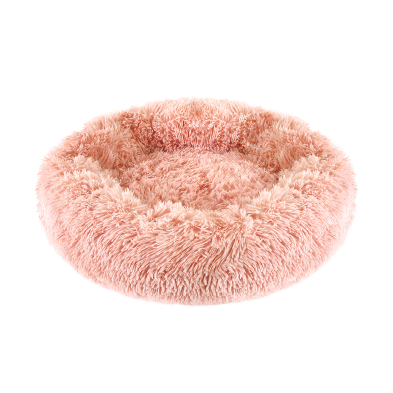 een paar Inademen leugenaar Donut bed – Honden mandje – Fluffy & cosy – Oud Roze – Studio Proud