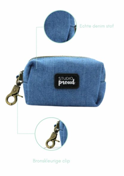 Manhattan - Denim despenser for dog poop bags - Image 10