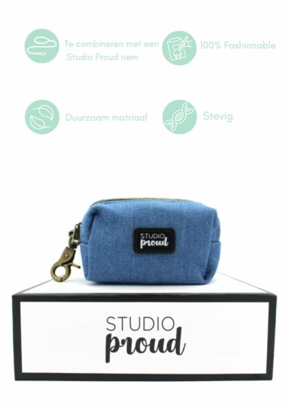 Manhattan - Denim despenser for dog poop bags - Image 9