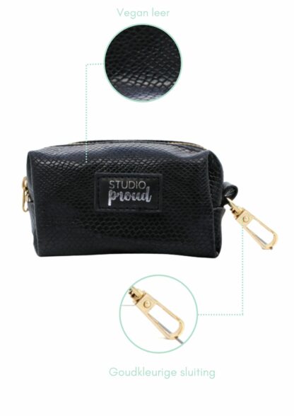 Louvre - Black snake print despenser for dog poop bags - Image 9
