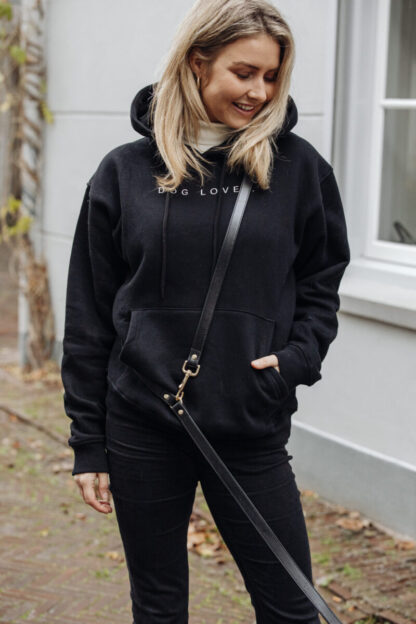 "handsfree" cityline - Black snake print dog leash with gold colored accessories - Image 9