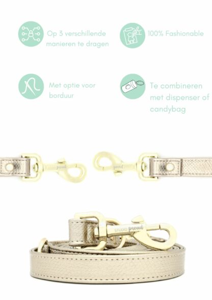 "Handsfree" Cityline - Gold snake print - Image 12