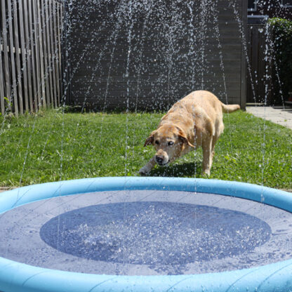 Waterspeelmat met fontein