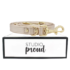 Beige satijnen 'handsfree' cityline