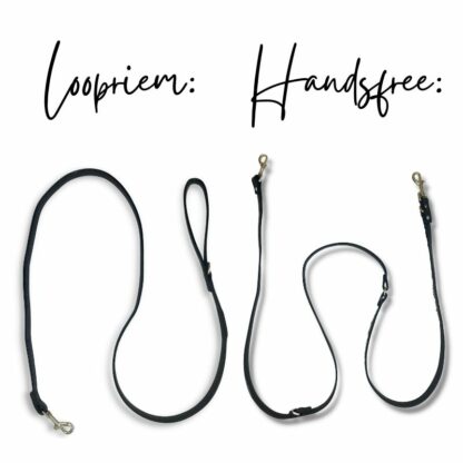 Montmartre - Black snake print dog leash - Image 7