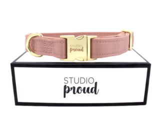 San Marco - halsband - Oud roze satijn