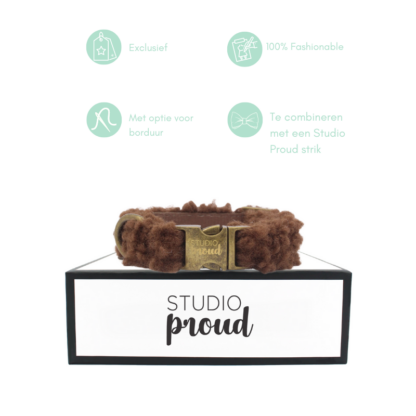 Frederiksberg - Teddy Dark Brown halsband - Image 5
