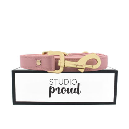 oud roze satijn "handsfree" riem