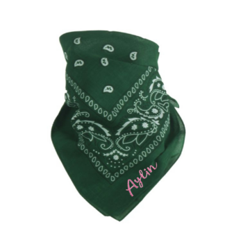 Bandana - Ibiza - Mos carter - Donkergroen