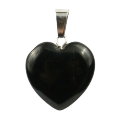 Obsidaan hart hanger
