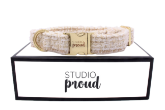 Monte Napoleone - Tweed stof Halsband