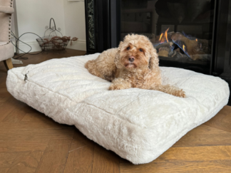 Fur fleece hondenkussen