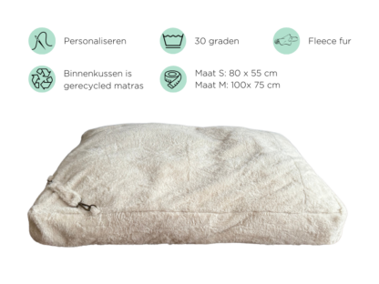 Fur fleece hondenkussen - Image 2