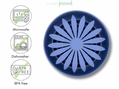 Slowfeeder - Madelief - Blauw - Afbeelding 2