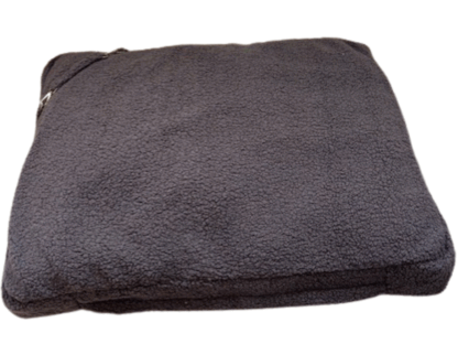Teddy dark taupe hondenkussen - Afbeelding 2