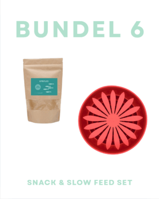 Bundel 6 Snack & Slow feed Set